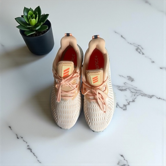 Adidas Women’s Bounce Plus Running Shoes Light Orange Size 10 - Picture 6 of 8